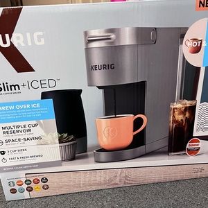 BRAND NEW->NEVER OPENED • Keurig K•Slim + Iced Coffee Maker
